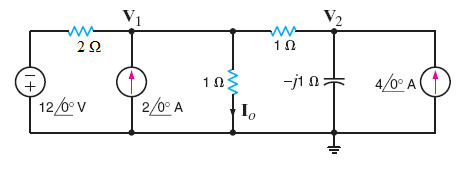 Solved Using nodal analysis, find Io in the circuit in the | Chegg.com