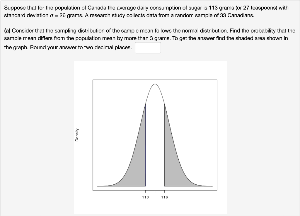 Solved Suppose That For The Population Of Canada The Average | Chegg.com