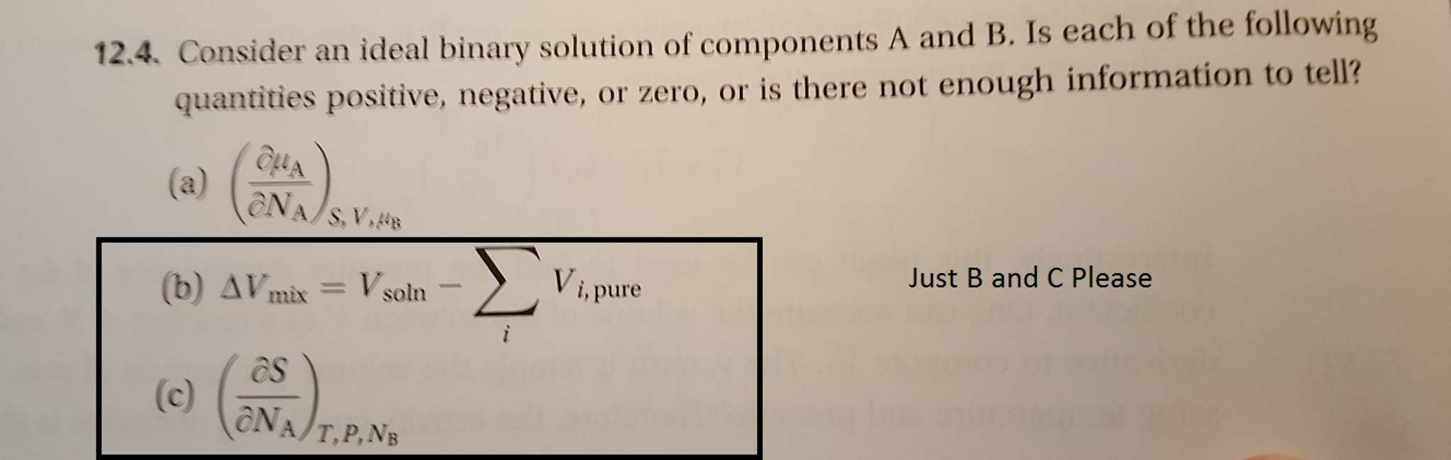 Solved Consider An Ideal Binary Solution Of Components A And | Chegg.com