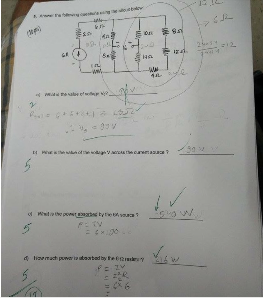 Solved Answer The Following Questions About The Circuit Of Chegg Com