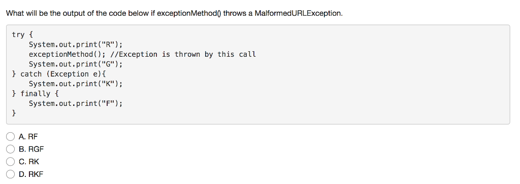 Solved What will be the output of the code below if | Chegg.com image.