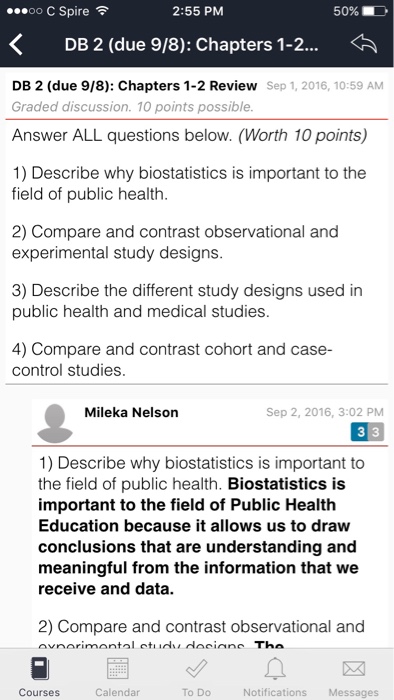 Solved Describe why biostatistics is important to the field | Chegg.com