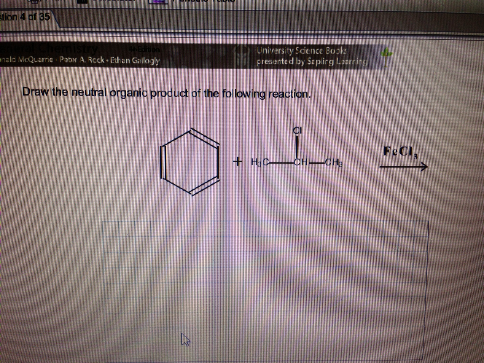 Solved Draw the neutral organic product of the following