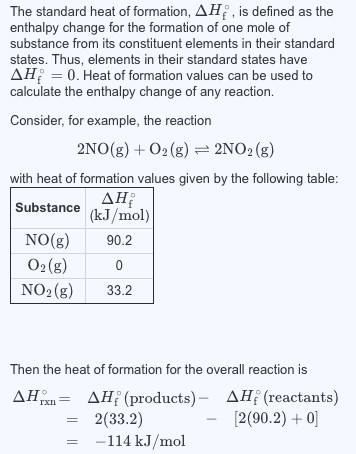 Solved The standard heat of formation, , is defined as the | Chegg.com