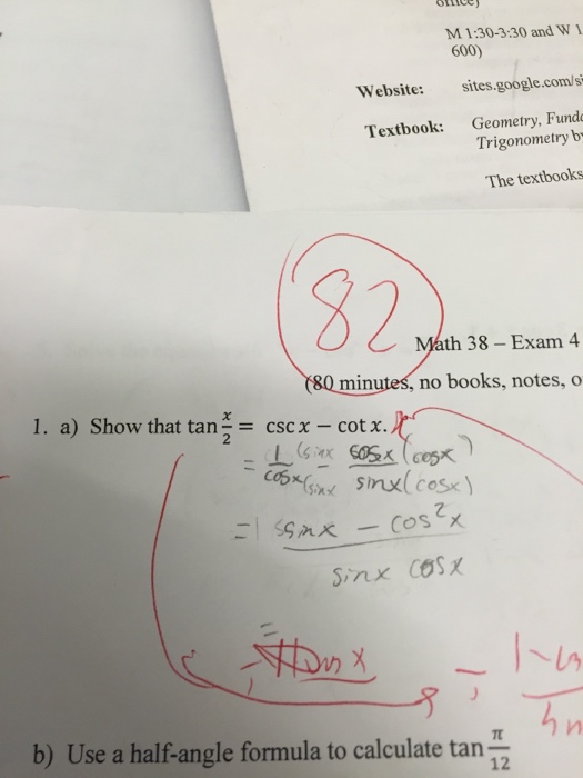 solved-show-that-tan-x-2-csc-x-cot-x-use-a-half-angle-chegg