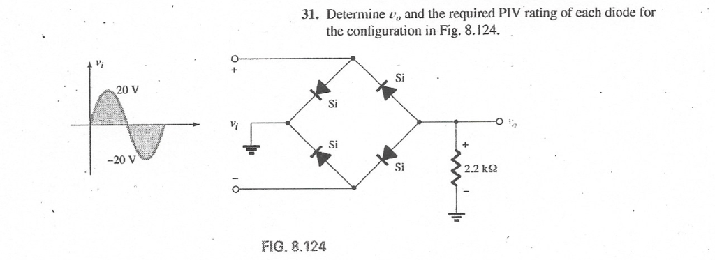 Solved Determine nu_o and the required PIV rating of each | Chegg.com