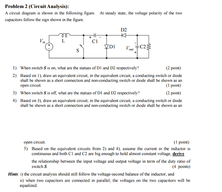 Solved A circuit diagram is shown in the following figure. | Chegg.com