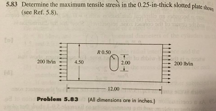 Solved Determine the maximum tensile stress in the | Chegg.com