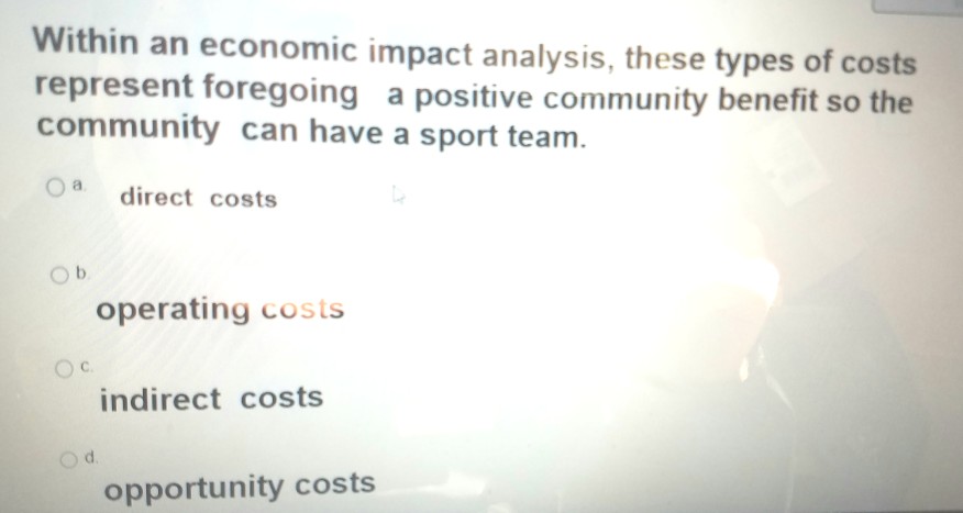 What Is The Meaning Of Economic Impact Analysis