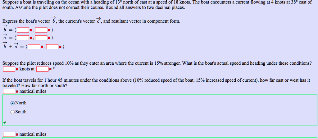 Solved Suppose a boat is traveling on the ocean with a | Chegg.com