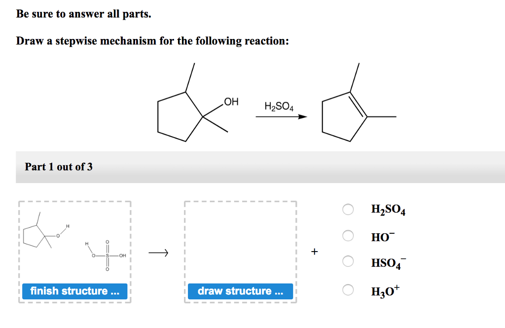 Draw A Mechanism 2 Steps For The Following Reaction Solved Be sure to answer all parts. Draw a stepwise | Chegg.com