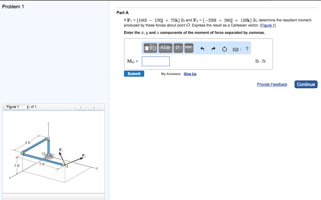 Solved If F_1 ={100i - 120j + 75k} lb and F_2 = {-220i + | Chegg.com