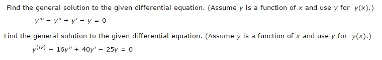 Solved Find the general solution to the given differential | Chegg.com