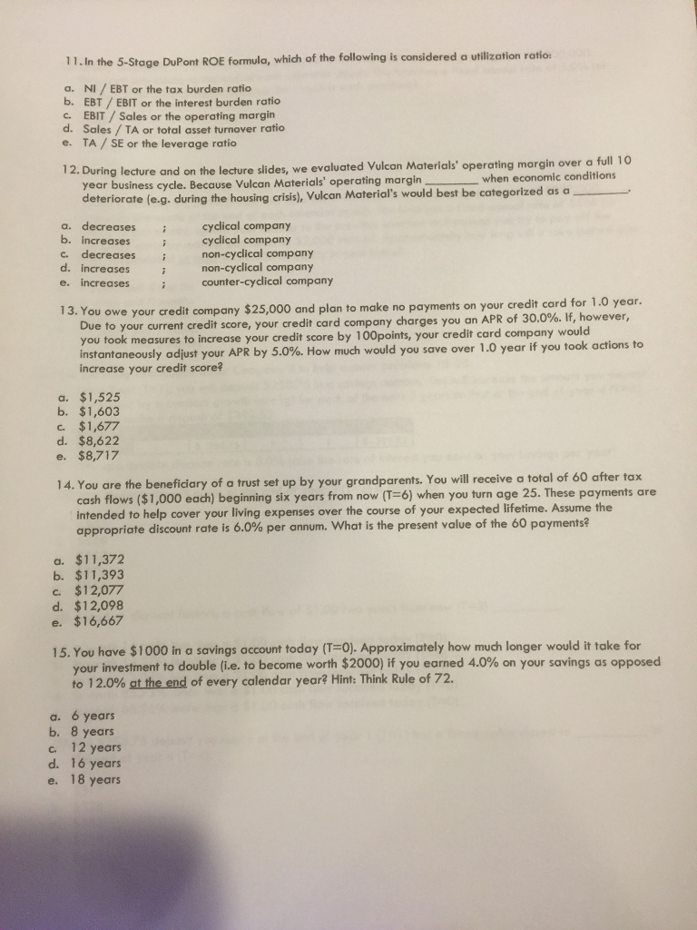 Solved Hi, I only need help with figuirng out question 12. I