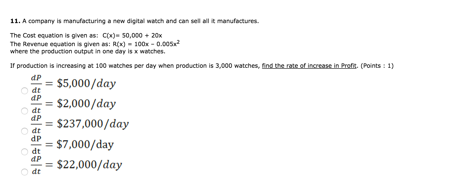 Cost of 2024 manufacturing a watch