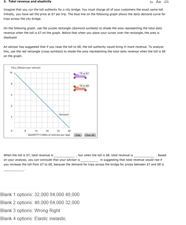 Solved Imagine that you run the toll authority for a city | Chegg.com