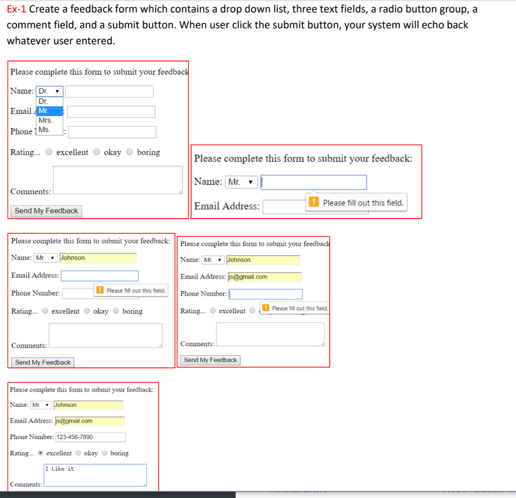 How To Create A Feedback Form In Excel