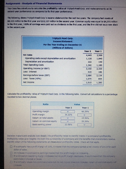 Solved Your boss has asked you to calculate the