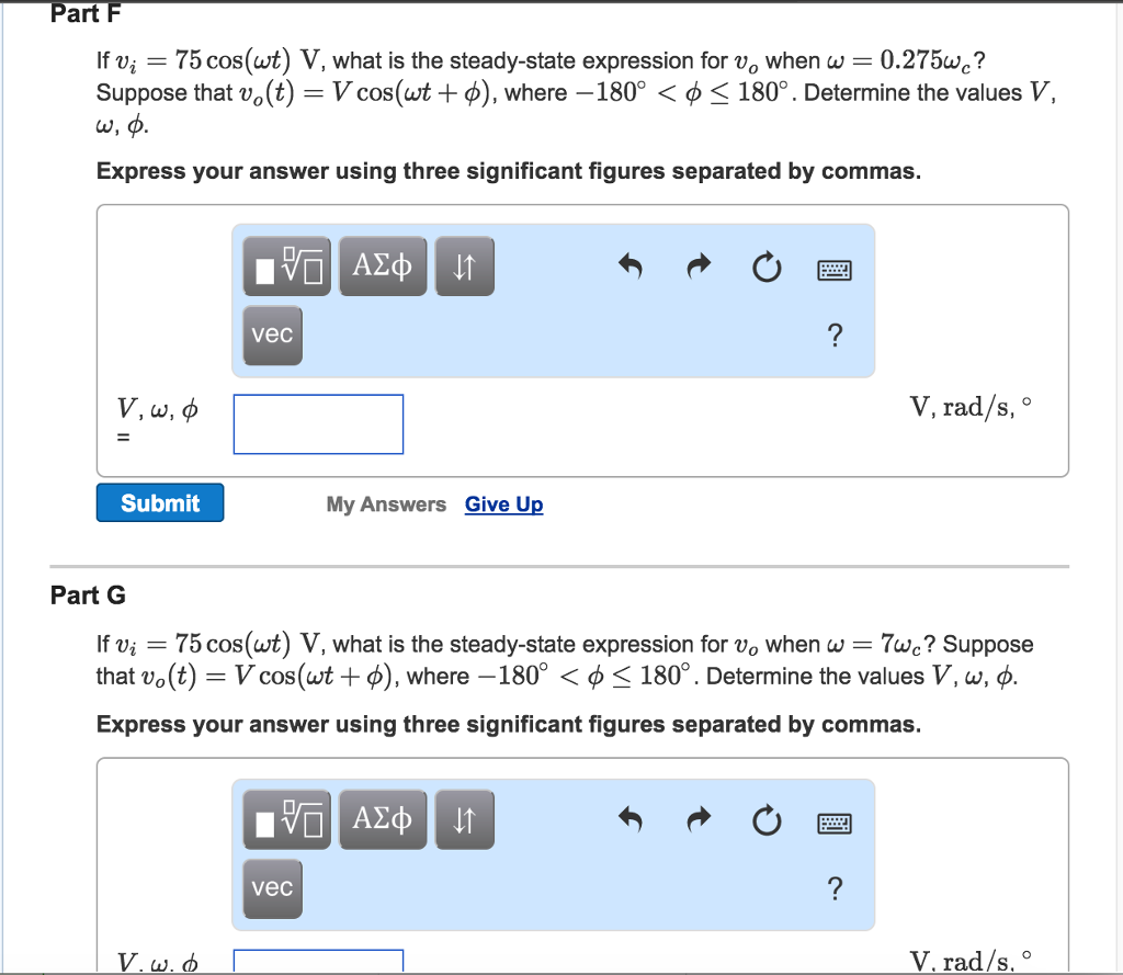 Solved Problem 14.11 Consider the RC filter shown in (Figure | Chegg.com