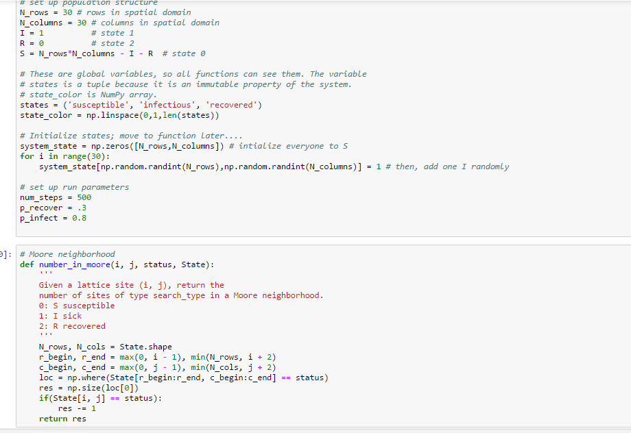 In Python, what is the best way to code for a 2D | Chegg.com