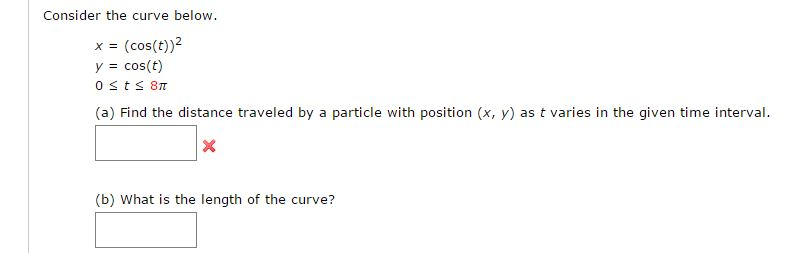 Solved Find the distance traveled by a particle with a | Chegg.com