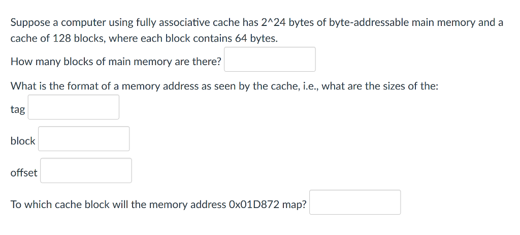 solved-suppose-a-computer-using-fully-associative-cache-has-chegg