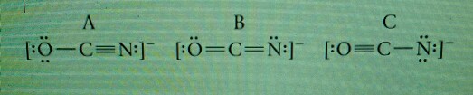 Solved Assign formal charges to each atom in the resonance | Chegg.com