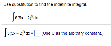 Solved Use substitution to find the indefinite integral. | Chegg.com