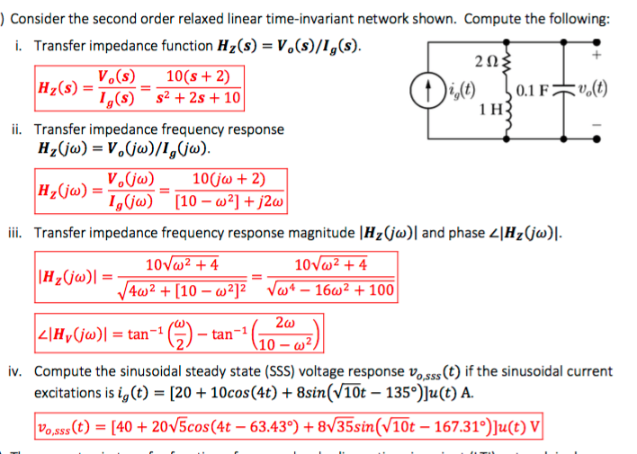 Solved Consider the second order relaxed linear | Chegg.com