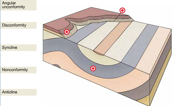 Solved Indicate the type of unconformity shown and the type | Chegg.com