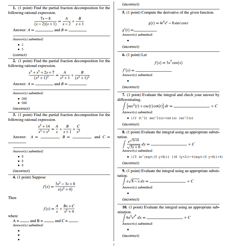 Solved: Find The Partial Fraction Decomposition For The Fo... | Chegg.com