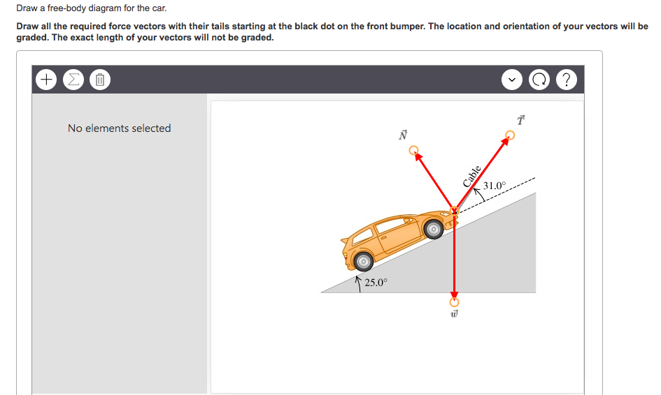 Freebody Diagram Car Moving At Constant Speed Uphill