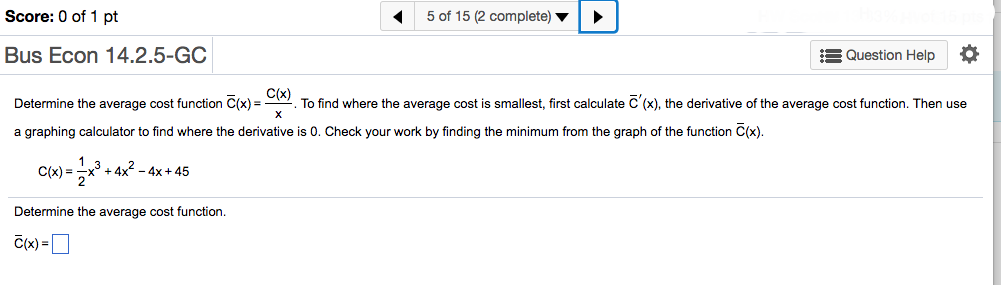 solved-determine-the-average-cost-function-c-bar-x-chegg