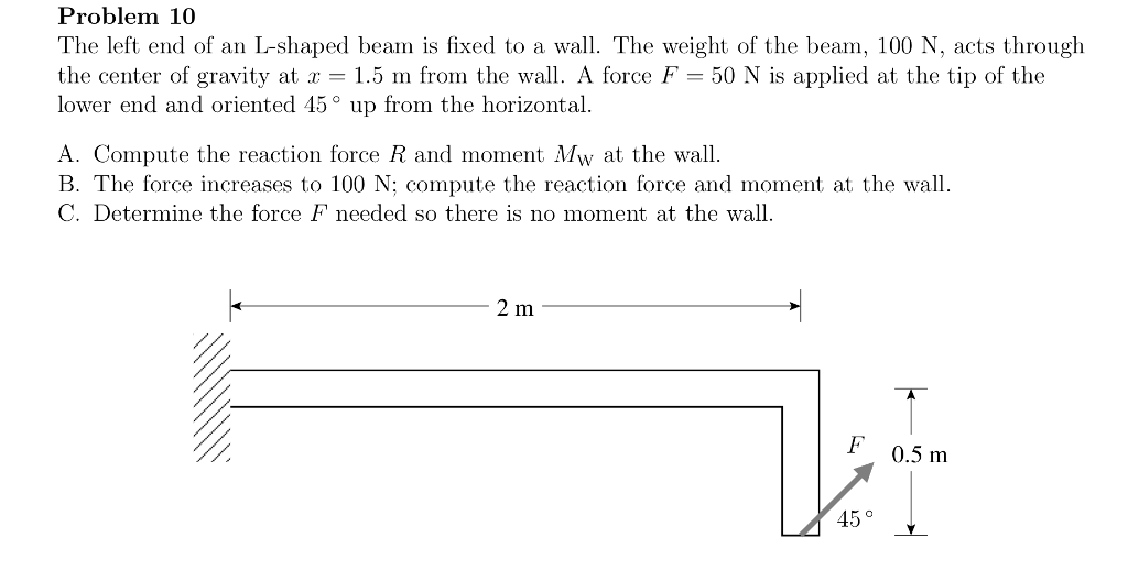 Solved Problem 10 The Left End Of An L Shaped Beam Is Fixed Chegg Solved Problem 10 The Left End Of An L Shaped Beam Is Fixed Chegg