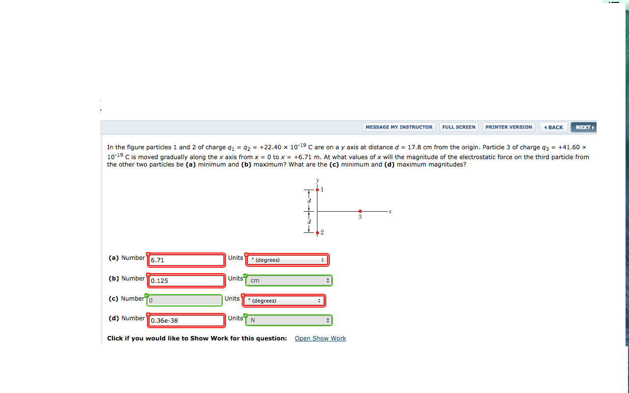 Solved In The Figure Particles 1 And 2 Of Charge Q_1 = Q_2 = | Chegg.com