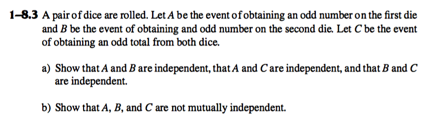 Solved A Pair Of Dice Are Rolled. Let A Be The Event Of | Chegg.com