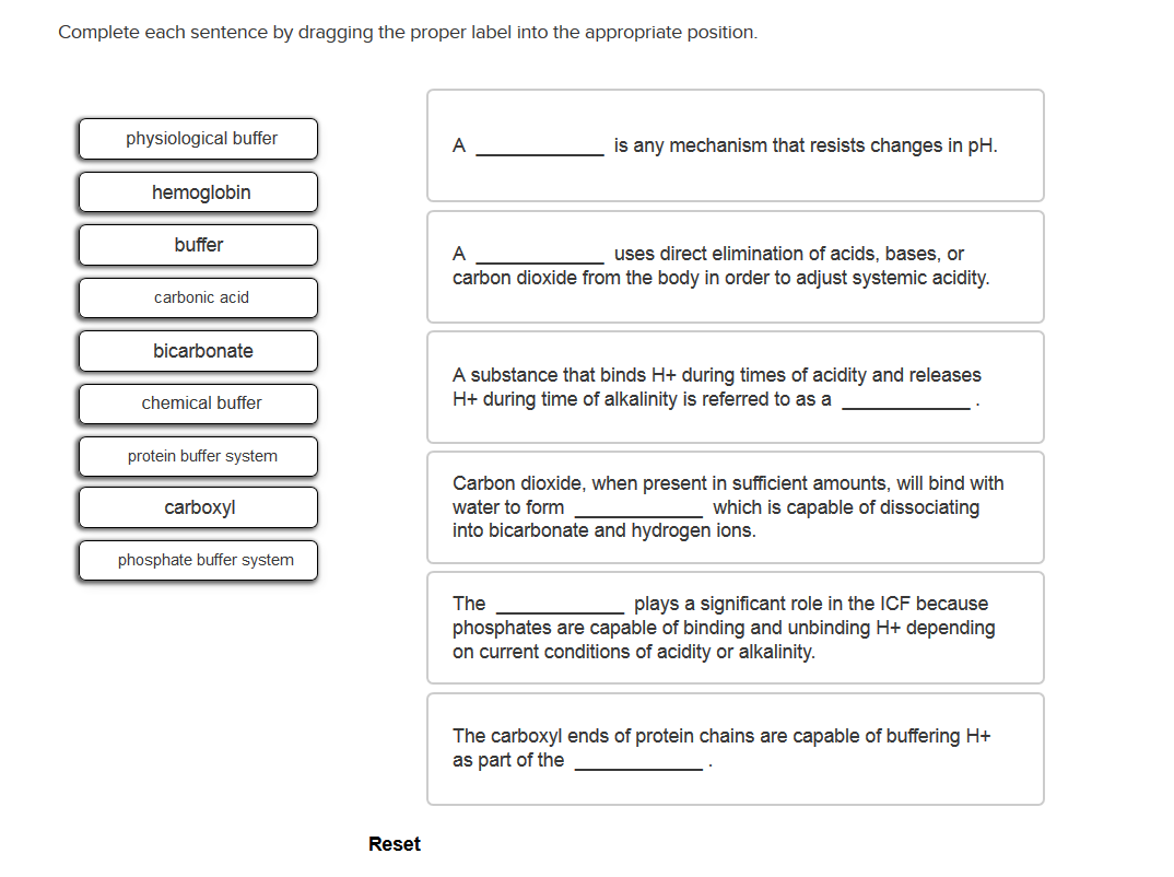 Solved Biology or Patho Question Complete each sentence by