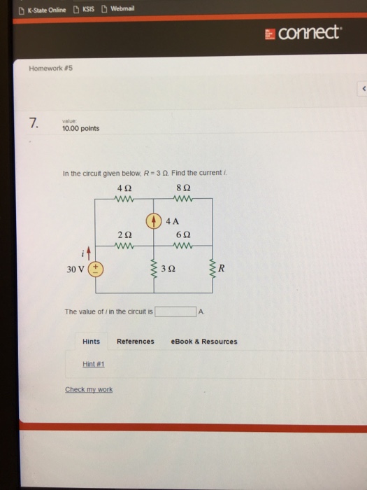 Solved In the circuit given below, R = 3 ohm. Find the | Chegg.com