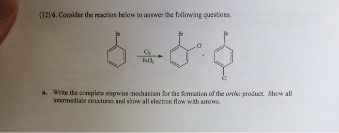 Solved 6.Consider the reaction below to answer the following | Chegg.com