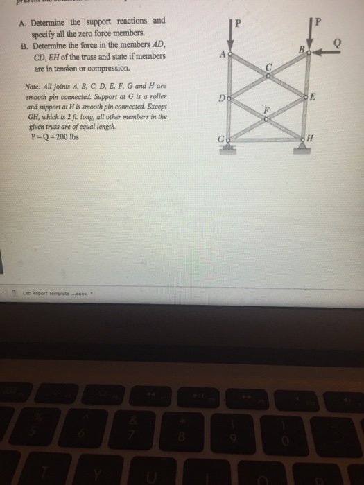 Solved Determine the support reactions and specify all the | Chegg.com