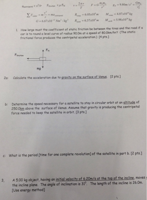 Solved How large must the coefficient of static friction be | Chegg.com