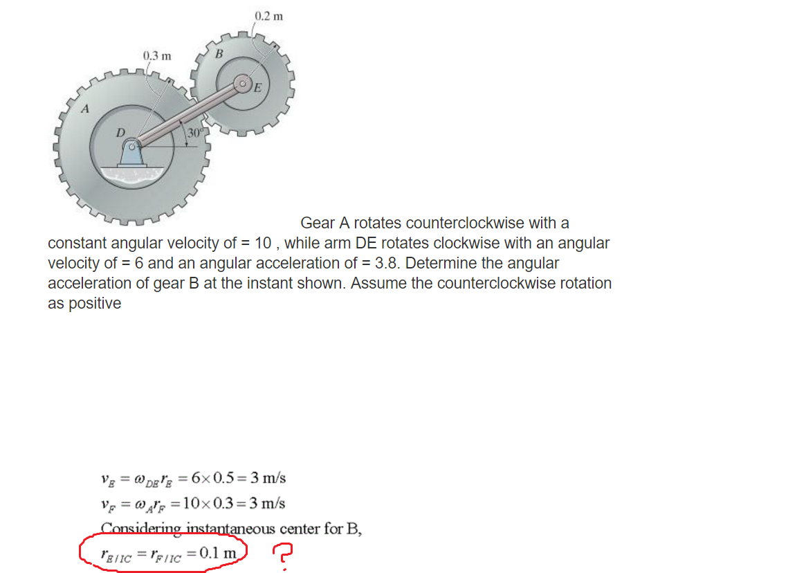 Solved Gear A rotates counterclockwise with a constant