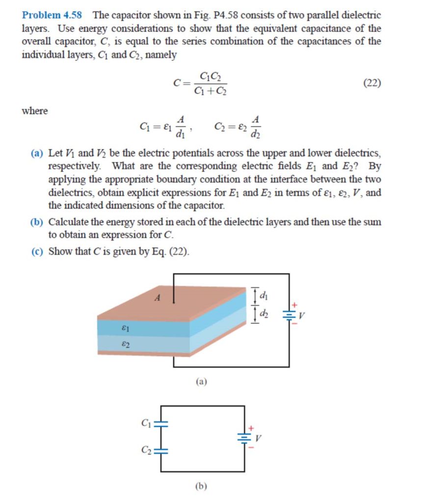 Solved Problem 4.58 The capacitor shown in Fig. P4.58