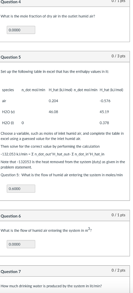 Question 1 ° In a device to produce drinking water, | Chegg.com