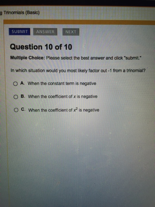Solved Multiple Choice: Please select the best answer and | Chegg.com