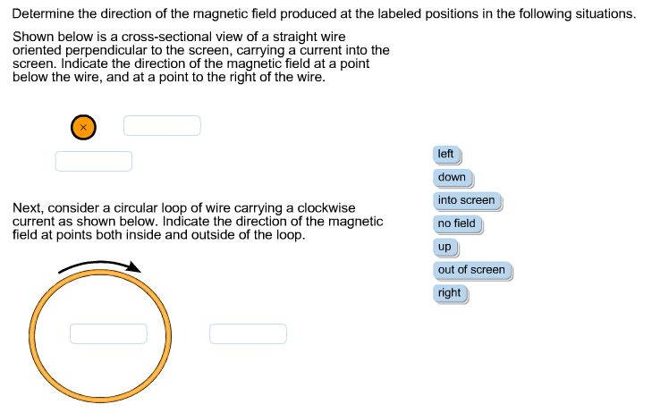 Solved Determine the direction of the magnetic field | Chegg.com
