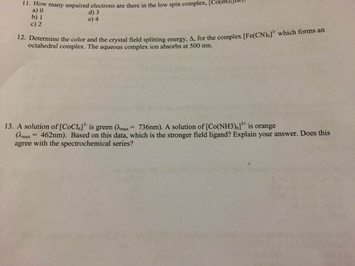 Solved Please help explain how to solve for 12 and 13, very | Chegg.com