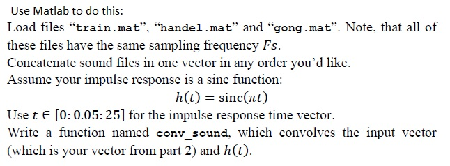 Use Matlab to do this: Load files