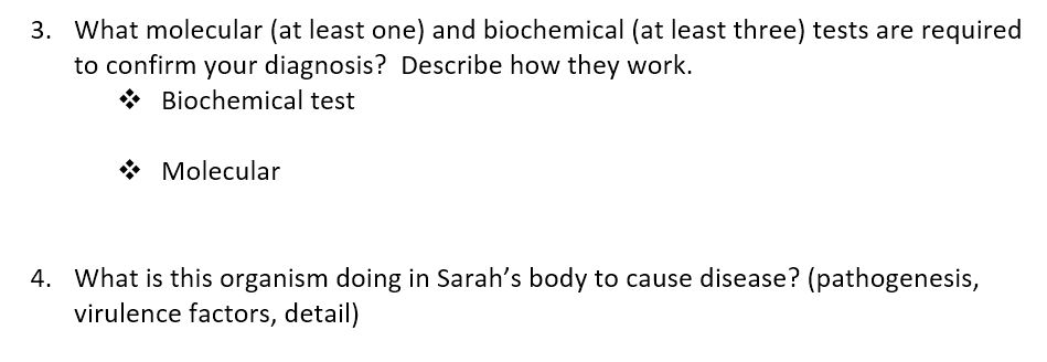 Solved Case Study Microbiology, Please Explain In As | Chegg.com