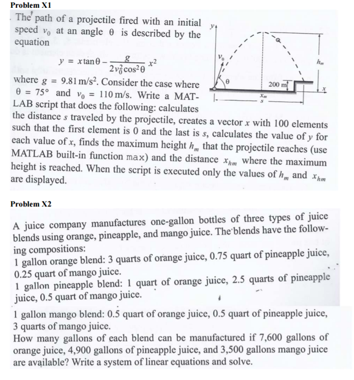 solved-path-projectile-fired-initial-speed-v0-angle-t-described